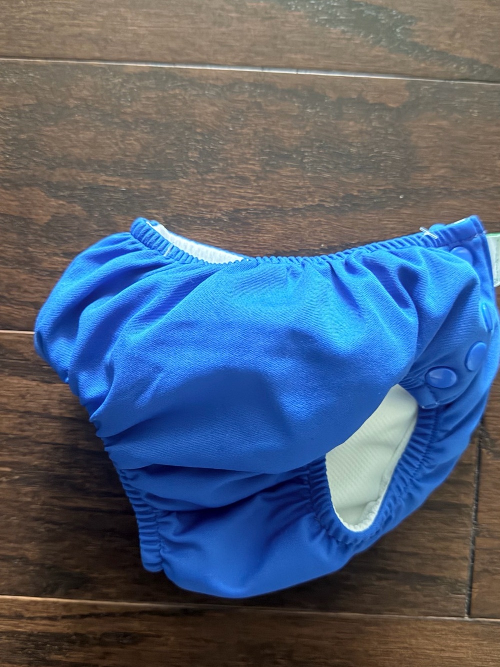 Toddler Blue Swim Trunks - Reusable Swim Diaper